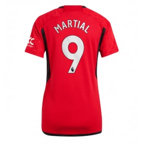 Manchester United Anthony Martial #9 Domaci Dres za Ženska 2023-24 Kratak Rukavima